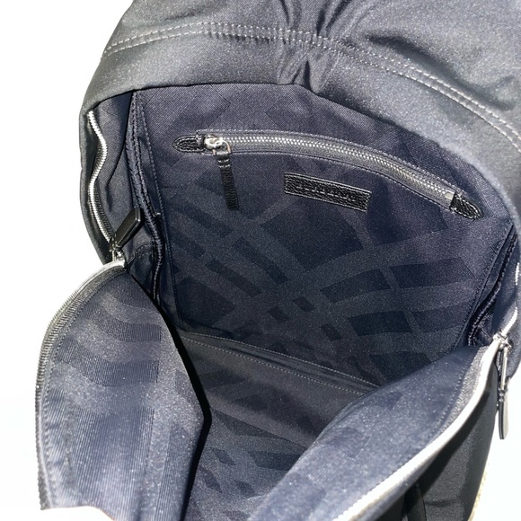 Authentic Burberry Nylon Black Backpack Unisex Large Size 15”H x 5”D x 11.5”L - Picture 6 of 13